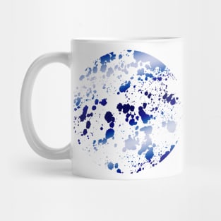 Ghost planet in blue Mug